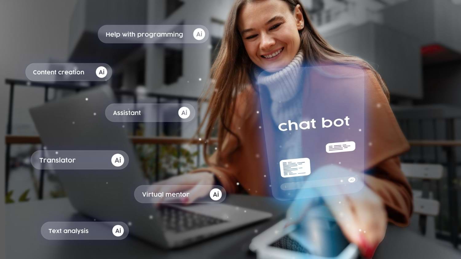 AI search optimization chatbot by Tech Radiation Infosystem for personalized search, user engagement, and real-time digital assistance